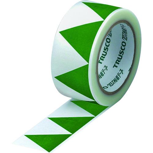TRUSCO 【売切廃番】ギザギザクロステープ 50mm×25m 白緑 ( GZC-5025WG ) トラスコ中山(株)