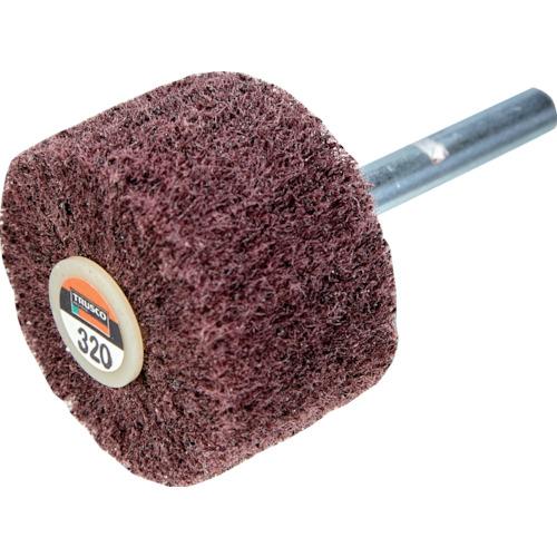 TRUSCO ナイロン軸付ホイール 外径40×厚み25×軸6 320♯ (5個入) ( UFN425-320 ) トラスコ中山(株)