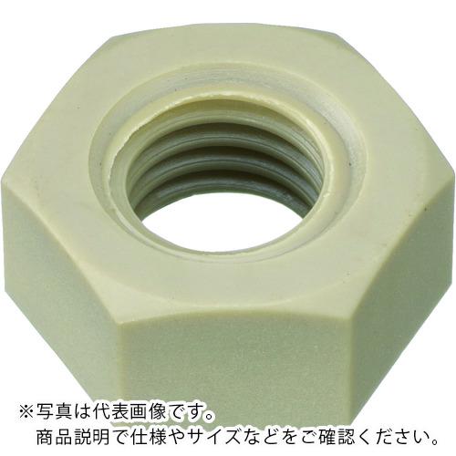 TRUSCO ポリフェニレンサルファイド(PPS) 六角ナット M6 50個入 ( BPPS-NTM6 ) トラスコ中山(株)