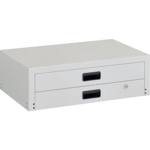 TRUSCO ツールワゴン ラビットワゴン用2段引出 700X450 ホワイト ( RBW-75X W ) トラスコ中山(株)