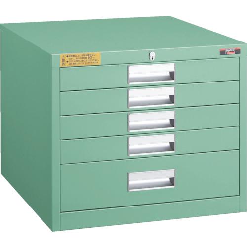 【SALE価格】TRUSCO ( トラスコ中山 ) LVE型キャビネット 500X550XH420 引出5段 ( LVE-423 )
