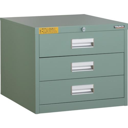 TRUSCO ( トラスコ中山 ) LVE型キャビネット 500X550XH420 引出3段 ( LVE-426 )