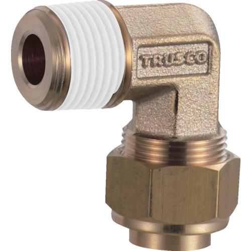 【SALE価格】TRUSCO ( トラスコ中山 ) 配管継手 クイックシール継手 インサートレスエルボ Φ8 呼びR1/4 ( TSA-8-02L (インサ-トレス 8 R1/4) )
