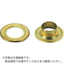 TRUSCO 両面ハトメ 真鍮 12mm 20組入 (ブリスターパック入) ( P-THP-B12 (12MM 20クミイリ) ) トラスコ中山(株)