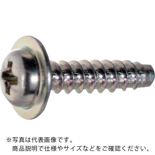 樂天商城 - TRUSCO ( トラスコ中山 ) (+)ナベワッシャーヘッドタッピンねじ 2種B1 三価白 M3×8 810本入 ヘキサゴンパック ( S032-0308 )