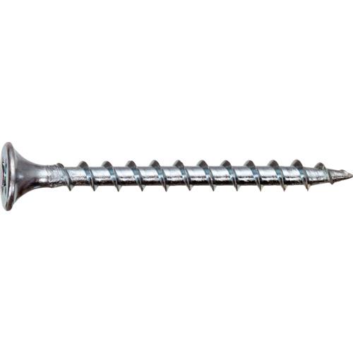 TRUSCO コーススレッドスクリュー ラッパ頭 ユニクロ M4.5X90 25本入 半ネジ ( TKS-90 ) トラスコ中山(株)