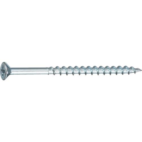 TRUSCO コーススレッドスクリュー フレキ頭 ユニクロ M3.8X57 75本入 全ネジ ( TKS-57FR ) トラスコ中山(株)
