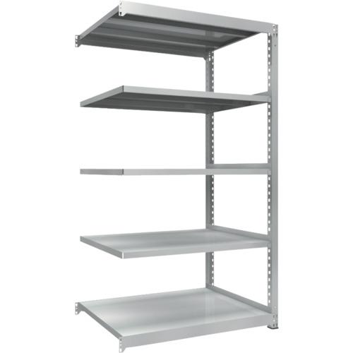 TRUSCO 耐食性スチール棚 TZM3型中量棚 1200X921XH2100 5段 連結 ( TZM3-7495B ) トラスコ中山(株)