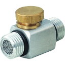 【SALE価格】TRUSCO 空気流量調節器 G1/4XG1/4 オネジ ( TAR-2N ) トラスコ中山(株)