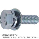 【SALE価格】TRUSCO 座金組込六角ボルト トリーマ 三価白 サイズM8×20 10本入 ( B716-0820 ) トラスコ中山(株)