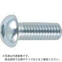 TRUSCO 六角穴付ボタンボルト 三価白 全ネジ M8×20 11本入 ( B774-0820 ) トラスコ中山(株)