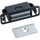 TRUSCO マグネットキャッチワンタッチ POM製 L40mm 黒 ( TSM-145-BK ) トラスコ中山(株)