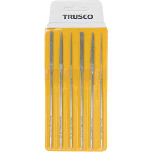 TRUSCO ( トラスコ中山 ) ダイヤモンドミニヤスリ 平・半丸・丸 6本組セット ( TMIS1 )