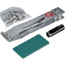 TRUSCO 両面ハトメパンチセット セパレート型 12mmセット(ハトメパンチ本体(コマ一体型)・アルミハトメ・ポンチ・下敷き付) ( THP-SP12 ) トラスコ中山(株)