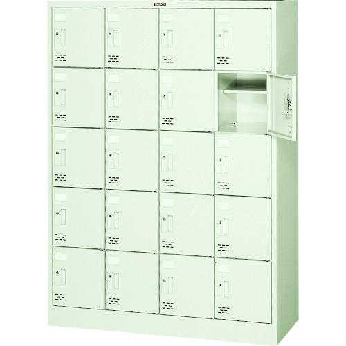 特長：プライバシー保護や収納品の紛失・盗難予防策として多目的ロッカーとして、小物保管用としての使用もできます。仕様：間口(mm)：1050奥行(mm)：380高さ(mm)：1437色：ネオグレー鍵タイプ：シリンダ錠付属品：棚付1マス有効内寸(mm)間口：2261マス有効内寸(mm)奥行：3401マス有効内寸(mm)高さ：248タイプ：20人用1マス有効内寸(mm)間口×奥行×高さ：226×340×248鍵：シリンダ錠式ネームプレートサイズ　W91mmxH18mm材質／仕上：スチール（メラミン焼付塗装）注意：購入される台数・送り先によっては別途追加費用が必要になる場合がございます。提供不可：chemSHERPA、SDS、ミルシート　●メーカー取寄商品について 本商品はメーカーからの取寄商品となります。 納期は、メーカー確認後、メールでご連絡させて頂きます。 在庫状況、生産状況によっては、かなり納期がかかる場合もございます。 　※お急ぎの場合は、ご注文前の納期確認も承りますので、　　お気軽にお問い合わせください。 　●代表画像について 商品によっては、代表画像を使用している場合がございます。 商品のカラー、サイズなどが異なる商品をイメージ画像として 使用させて頂いている場合がございます。 必ず、商品の品番と仕様をご確認のうえ、ご注文お願いいたいます。 　●北海道・沖縄・離島・一部地域の送料について 別途追加で送料がかかる場合がございます。 送料がかかる場合は、メールにて送料をご連絡させて頂き、 お客様にご了承頂いてからの手配となります。 　●お買上げ明細書の廃止について 当店では、個人情報保護と環境保護の観点から同封を廃止しております。 お買上げ明細書が必要な場合は、備考欄に「お買上げ明細必要」と 記載お願いいたします。 当店からの出荷の場合は、同封にて発送させて頂きます。 （※メーカー直送の場合は、PDFデータをメールさせて頂きます。）