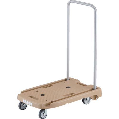 Rakuten - TRUSCO ( トラスコ中山 ) 樹脂台車 こまわり君 省音G車輪 600X390 ライトサンド 樹脂ストッパー付 ( MP-6039N2-LS-JS )