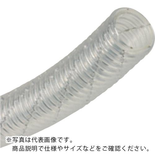 トヨックス プラスチック粉粒体搬送用帯電防止ホース トヨトップ-Eホース 内径32mm×外径41.6mm 長さ15m ( TPE-032-15 ) (株)トヨックス