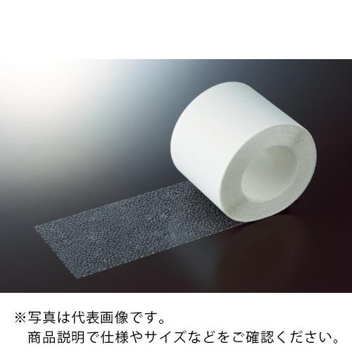 特長：簡単な施工で確実に足もとの滑りを止め、安全度を高くします。水や油がかかっても滑り止め効果が変わりません。大理石などのフロアでも下地の風合いを損ないません。カーボンニュートラルガス使用により、従来比61％排出量を削減しました（製造時）。用途：屋外用。（素足以外で歩行する場所全般）水や油で滑りやすい場所に。みかげ石などの下地の色合いを活かしたい場所に。仕様：色：クリア幅(mm)：150長さ(m)：10厚さ(mm)：0.5粘着力：32N/25mm引張強度：383N/25mm切断にはカッターが必要材質／仕上：基材:ポリエステルフィルム粘着剤:アクリル系砥粒:酸化アルミニウム注意：凹凸面に施工する場合は、施工面に下地処理（別売:シーラントN3K）を行ってください。長尺サイズのため、途中に継ぎ目が発生しテープがカットされている場合がありますのでご了承願います。（その場合、長さを1m追加させて頂いております。）提供不可：ミルシート　●代表画像について 商品によっては、代表画像を使用している場合がございます。 商品のカラー、サイズなどが異なる商品をイメージ画像として 使用させて頂いている場合がございます。 必ず、商品の品番と仕様をご確認のうえ、ご注文お願いいたいます。 　●北海道・沖縄・離島・一部地域の送料について 別途追加で送料がかかる場合がございます。 送料がかかる場合は、メールにて送料をご連絡させて頂き、 お客様にご了承頂いてからの手配となります。 　●お買上げ明細書の廃止について 当店では、個人情報保護と環境保護の観点から同封を廃止しております。 お買上げ明細書が必要な場合は、備考欄に「お買上げ明細必要」と 記載お願いいたします。 当店からの出荷の場合は、同封にて発送させて頂きます。 （※メーカー直送の場合は、PDFデータをメールさせて頂きます。） 　注意事項 ※商品名に【2個セット】等、数量の明記がない場合は1個での販売となります。