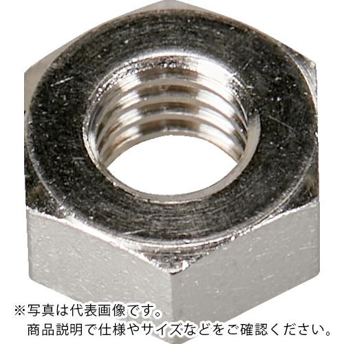 TRUSCO 六角ナット1種 真鍮ニッケル ねじ寸法M5×0.80 10本入 少量パック ( Y811-0005 ) トラスコ中山(株)
