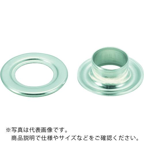 TRUSCO 両面ハトメ アルミ 4mm 100組入 (ブリスターパック入) ( P-THP-A4 ) トラスコ中山(株)