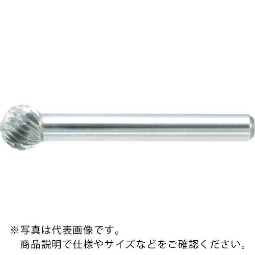 TRUSCO ( トラスコ中山 ) 超硬バー 球型 Φ12.7X刃長11.3X軸6 シングルカット ( TB8C127S )