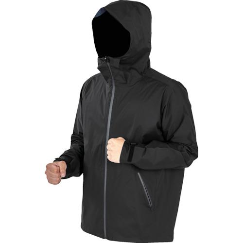 TRUSCO 高耐候・軽量ストレッチレインウェア ブラック L ( TRESWL-BK ) トラスコ中山(株)