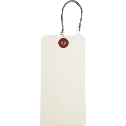 TRUSCO 針金付き荷札(ユポ) 120×60MM 10枚 ( THNF-L-Y ) トラスコ中山(株)