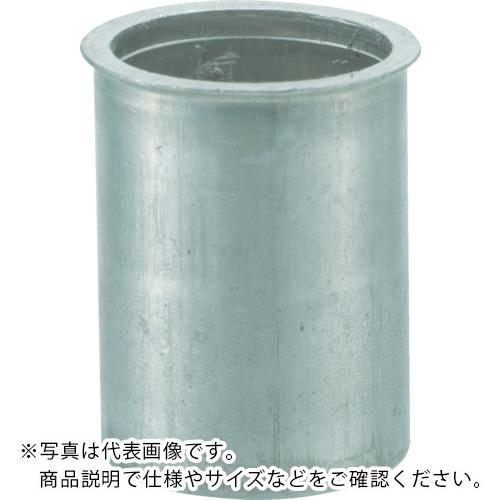 TRUSCO クリンプナット薄頭アルミ 板厚2.5 M4X0.7 1000個入 ( TBNF-4M25A-C ) トラスコ中山(株)