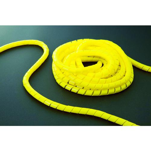 TRUSCO スパイラルチュ-ブ10m結束径φ3.2~25.0黄 ( TSP4Y ) トラスコ中山(株)