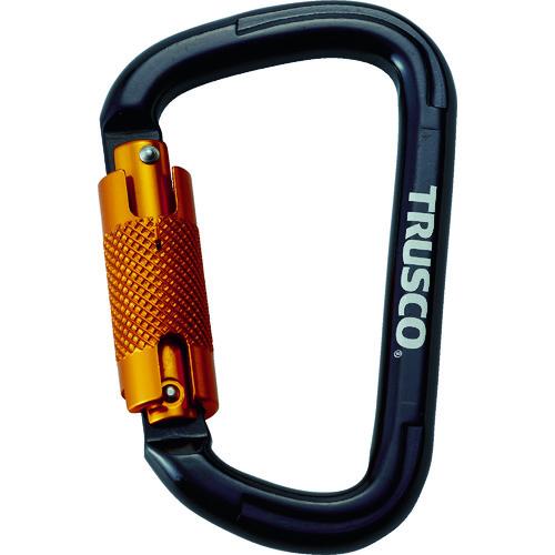 TRUSCO ( トラスコ中山 ) スライドロック付カラビナ 線径10.5mmx110mm ブラック ( TKNSL1111BK )