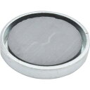 TRUSCO キャップ付フェライト磁石 丸形 外径36mmX厚み7.5mm 1個入 ( TFC36R-1P ) トラスコ中山(株)