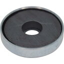 TRUSCO キャップ付フェライト磁石 丸形穴あり 外径22.8mmX厚み5.2mm1個入 ( TFC23RA-1P ) トラスコ中山(株)