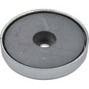 TRUSCO キャップ付フェライト磁石 丸形穴あり 外径25.5mmX厚み5mm 1個入 ( TFC25RA-1P ) トラスコ中山(株)