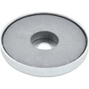 TRUSCO キャップ付フェライト磁石 丸形穴あり 外径31.5mmX厚み4.7mm1個入 ( TFC32RA-1P ) トラスコ中山(株)