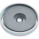 TRUSCO キャップ付フェライト磁石 丸形穴あり 外径44mmX厚み8mm 1個入 ( TFC44RA-1P ) トラスコ中山(株)