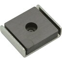 TRUSCO キャップ付フェライト磁石 角形穴あり 49mmX41mmX12.8mm 1個入 ( TFC49KA-1P ) トラスコ中山(株)