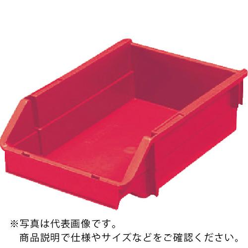 特長：工具・各種部品の集中管理に役立ちます。コンテナを積み重ねて（ネスティング）使用することもできます。底面が小さくなっているので収納物が空になれば、かさが低く積み重ねられます。仕様：容量(L)：1.4色：レッド外形寸法(mm)間口：132...