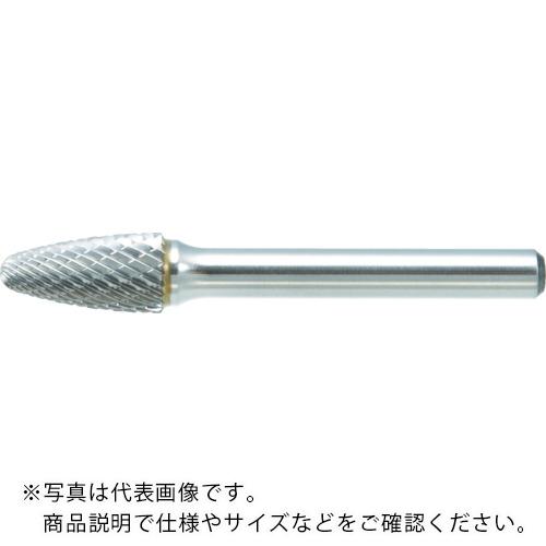 TRUSCO 超硬バー 砲弾型 Φ11X刃長25X軸6 シングルカット ( TB3C110S ) トラスコ中山(株)