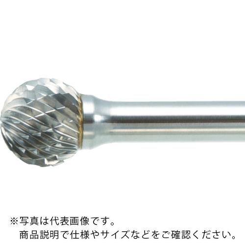 TRUSCO 超硬バー 球型 Φ6X刃長5.5X軸6 ロング ダブルカット ( TB8C060L150 ) トラスコ中山(株)