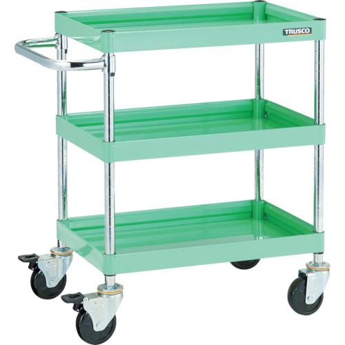 TRUSCO ツールワゴン ファルコンワゴン900X600 ゴム車輪 ヤンググリーン ( FAW-793-YG ) トラスコ中山(株)