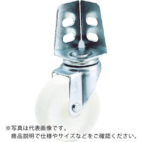 TRUSCO アングル式ナイロンキャスター 自在S付き Φ50 ( TYSA-50NS ) トラスコ中山(株)