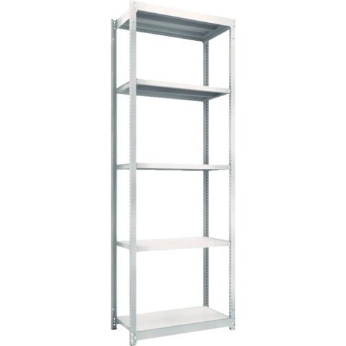 TRUSCO スチールラック M1.5型軽中量棚 860X445XH2400 5段単体 ネオグレー ( M1.5-8345 NG(ネオグレー) ) トラスコ中山(株)