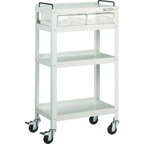 TRUSCO ツールワゴン ファイルラビット 540X330XH970 A4深引出X2 ( FRB-954D2 ) トラスコ中山(株)