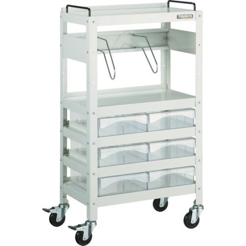 TRUSCO ツールワゴン ファイルラビット H970 A4深引出X6 ブックエンド1段 ( FRB-955D6B1 ) トラスコ中..