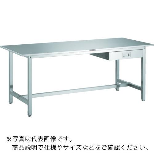 TRUSCO ( トラスコ中山 ) SW3型オールステンレス作業台 1800X900 1段引出付 ( SW3-1890SD1 )