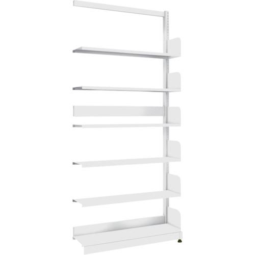 TRUSCO 単柱書架 単式 B5縦 W900XD220XH1975 6段 連結 ( BS-SS63T-6B ) トラスコ中山(株)