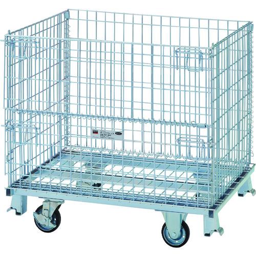 TRUSCO ネットパレット車輪付 1000X800X935 500kg ( TNP-3NS ) トラスコ中山(株)