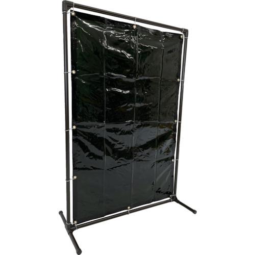 TRUSCO ( トラスコ中山 ) 溶接遮光フェンス 1015型単体 固定足 深緑 ( YF1015K-DG )