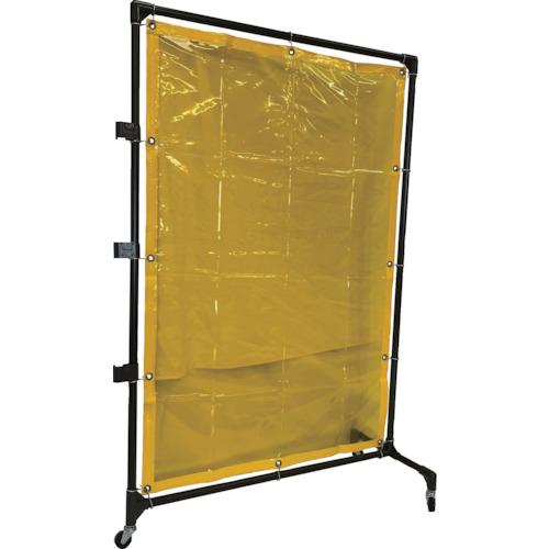 【SALE価格】TRUSCO ( トラスコ中山 ) 溶接遮光フェンス 1015型接続 キャスター 黄 ( YF1015S-Y )