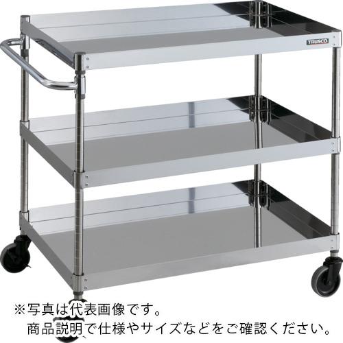 TRUSCO ( �ȥ饹���滳 ) ���ƥ�쥹���若�� ���꡼��ե��˥å����若�� SUS430 W750��D500��H880 3�� ( C...